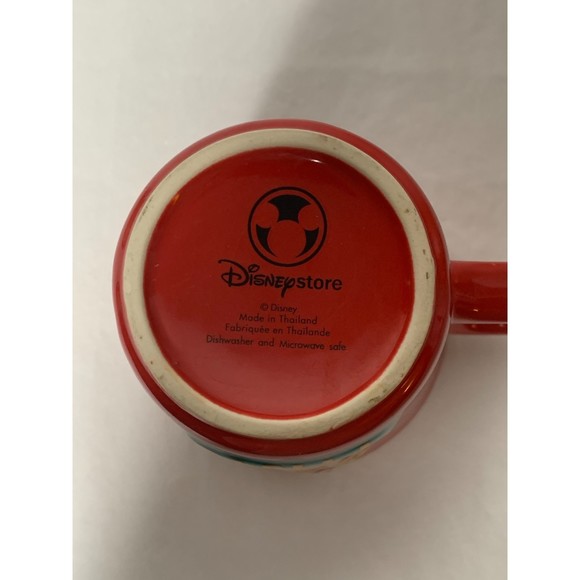 Disney Store Tinker Bell Fairy Tink 3D Ceramic Red coffee Mug Cup 16 oz - Picture 5 of 13